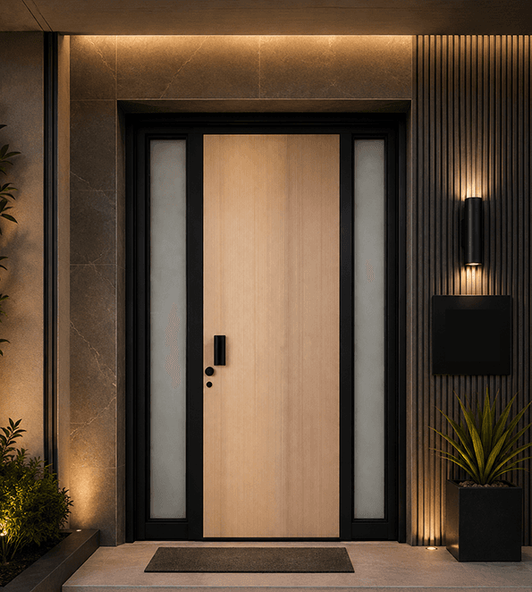 BM-L109 cast aluminium door