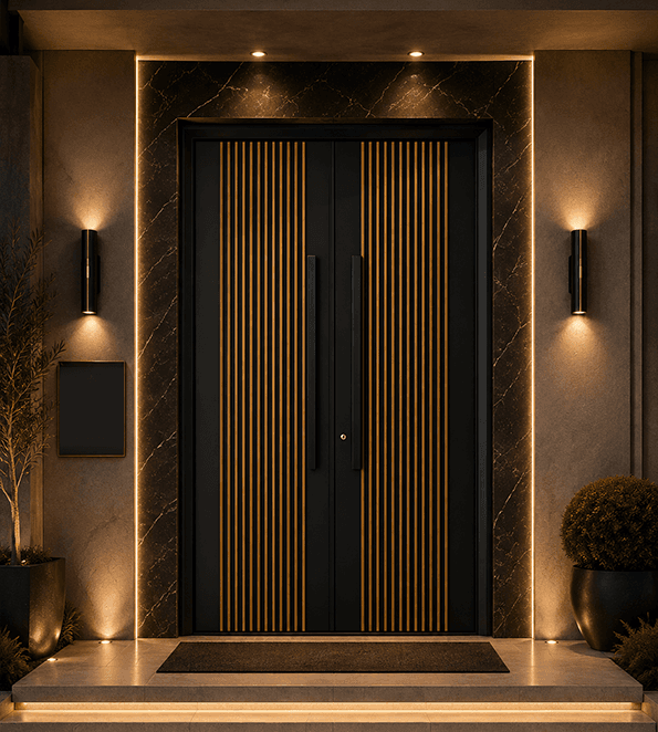 BM-L111 cast aluminium door