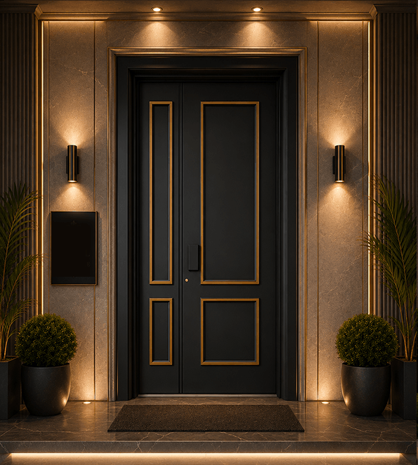 Cast Aluminium Entrance Doors